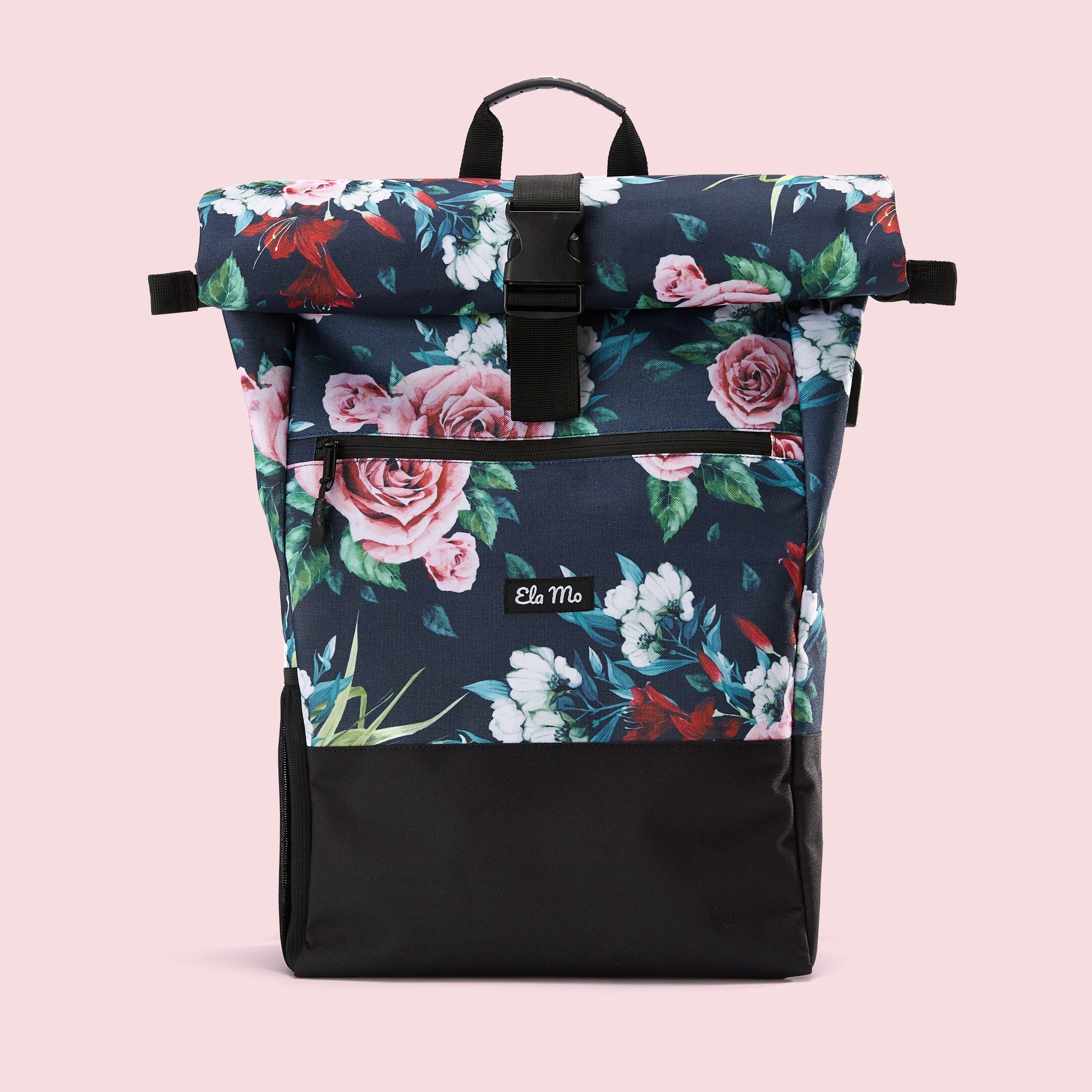 A Rose Is A Rose Ela Mo™ Rolltop Rucksack | A Rose