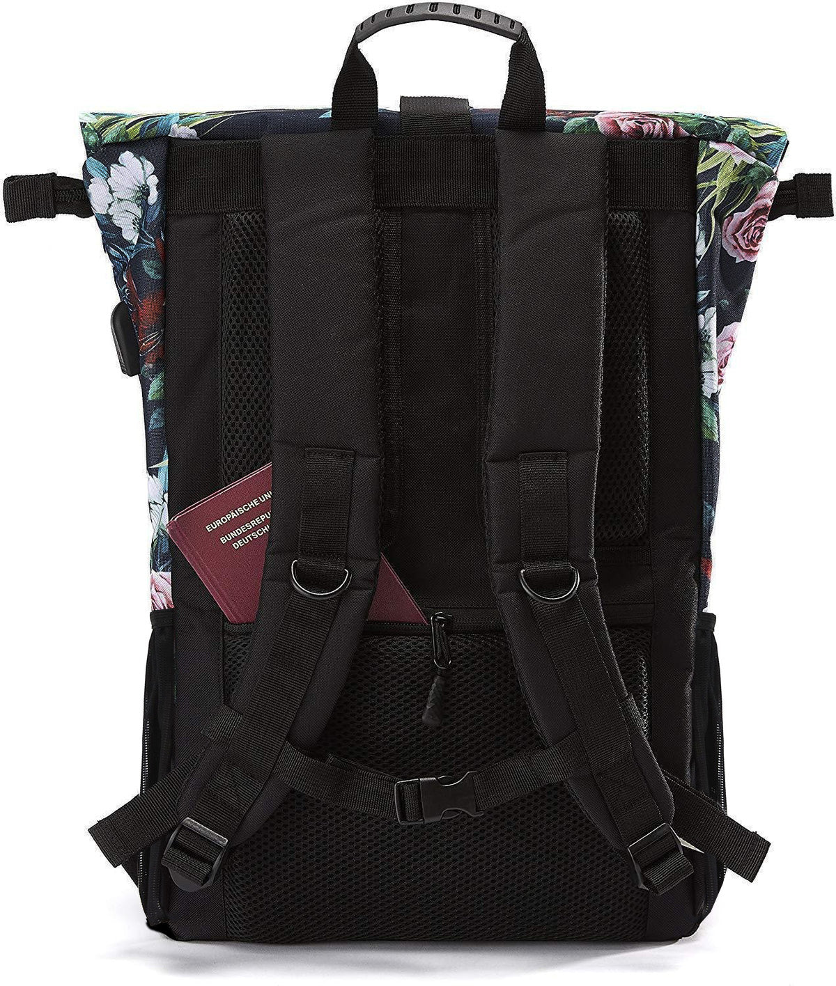 A Rose Is A Rose Ela Mo™ Rolltop Rucksack | A Rose