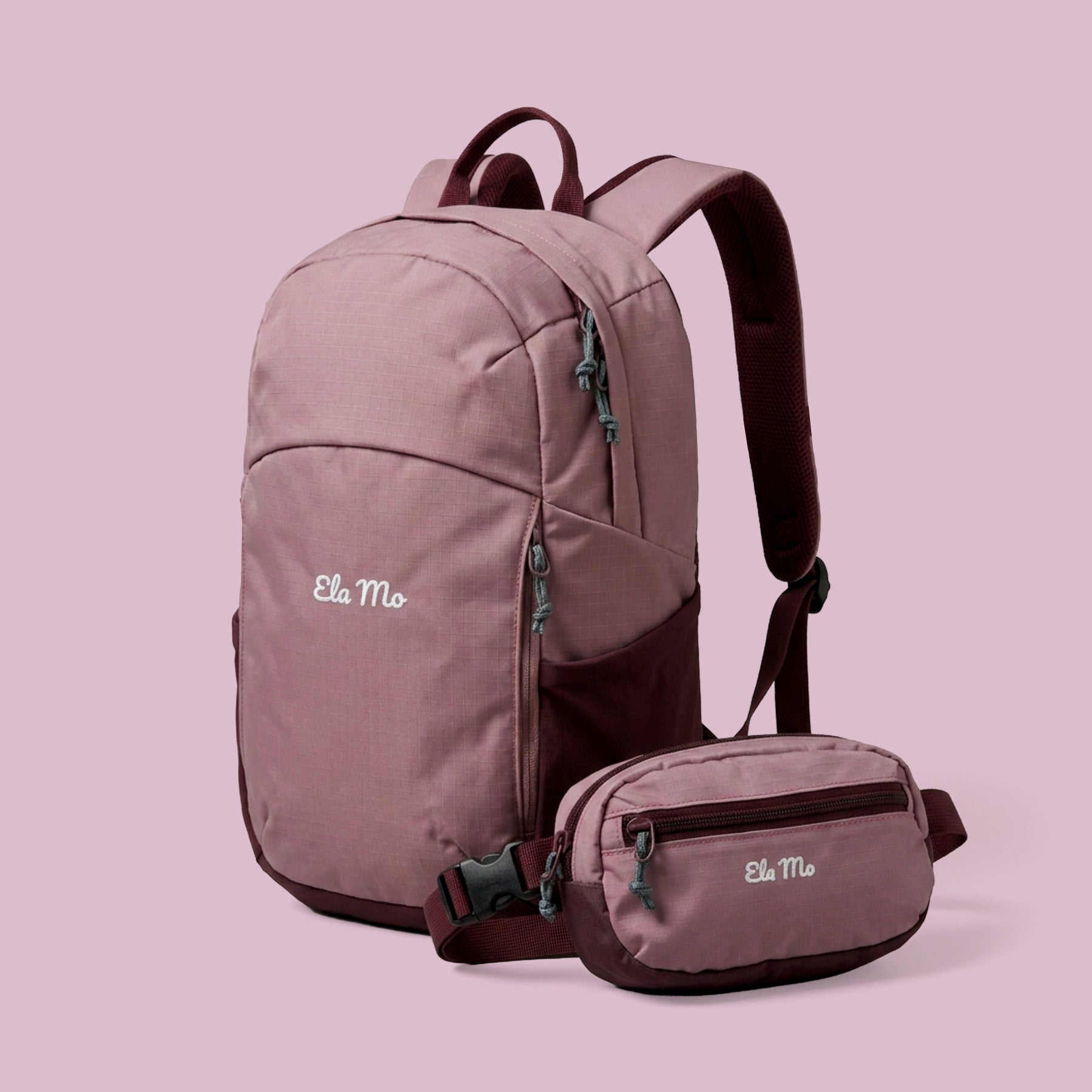 Ela Mo™ Active Duo Rucksack + Hip Bag | Smoothie
