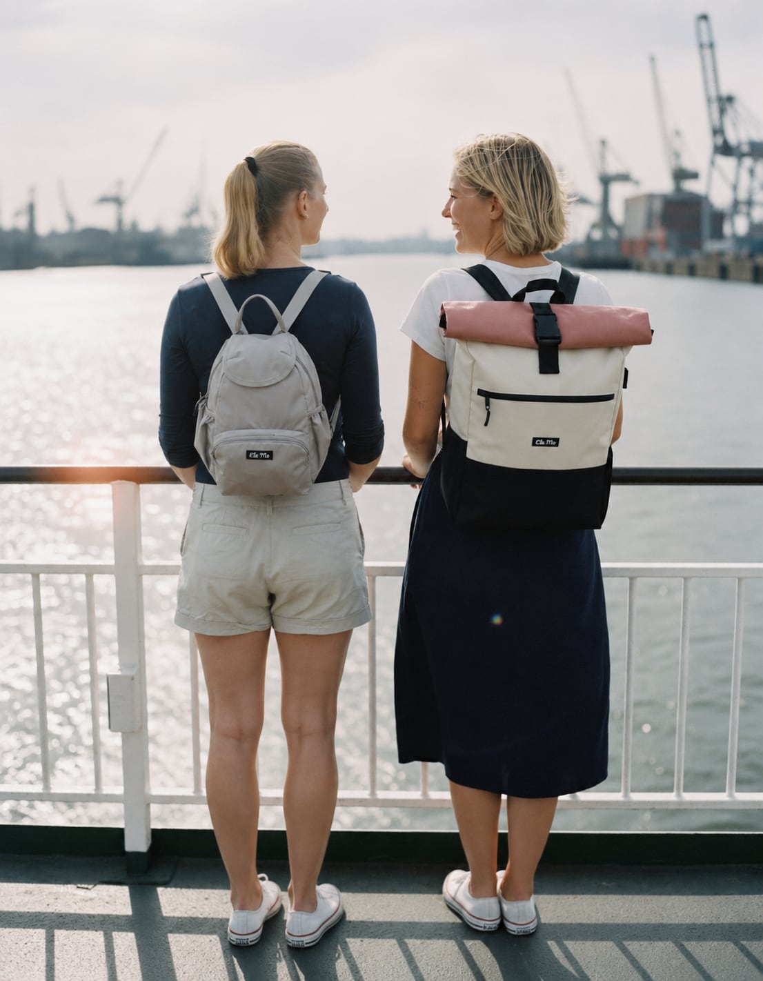 Ela Mo™ Mini Rucksack | Warm Grey