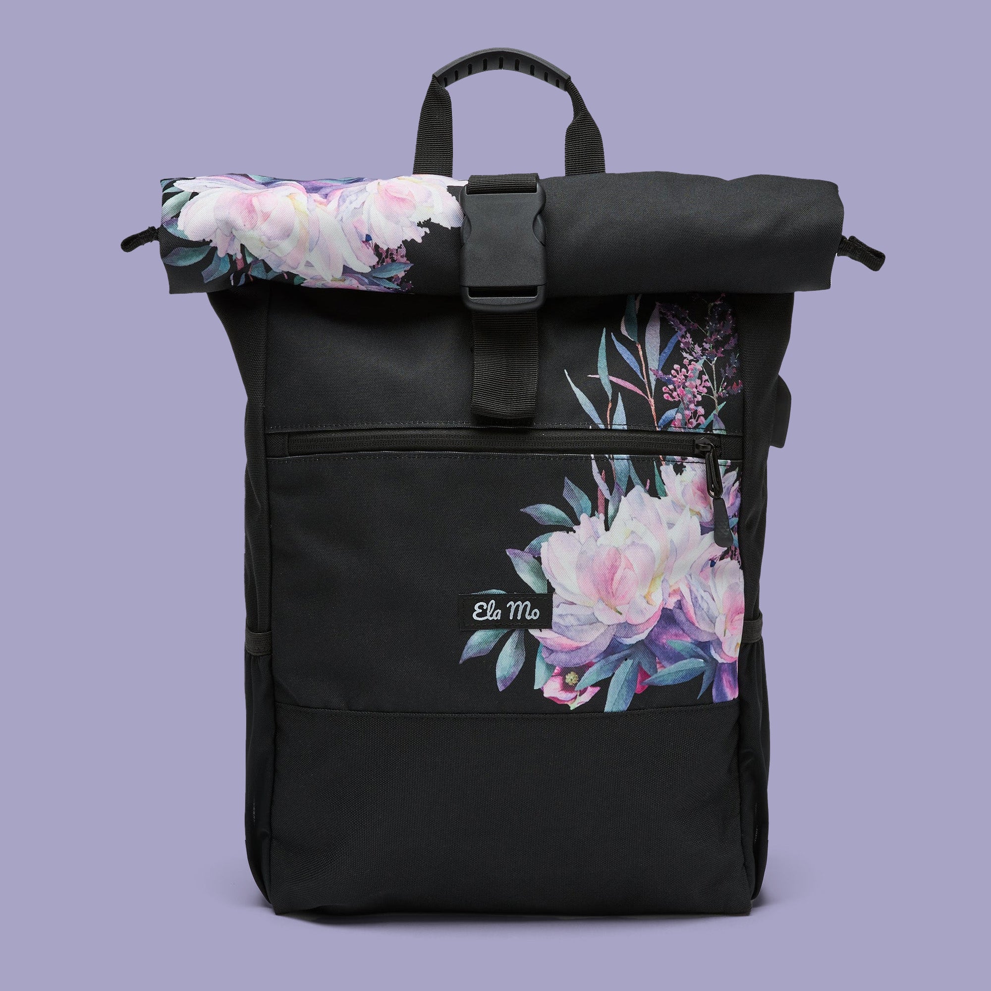 Ela Mo™ Rolltop Rucksack | Beauty in Darkness
