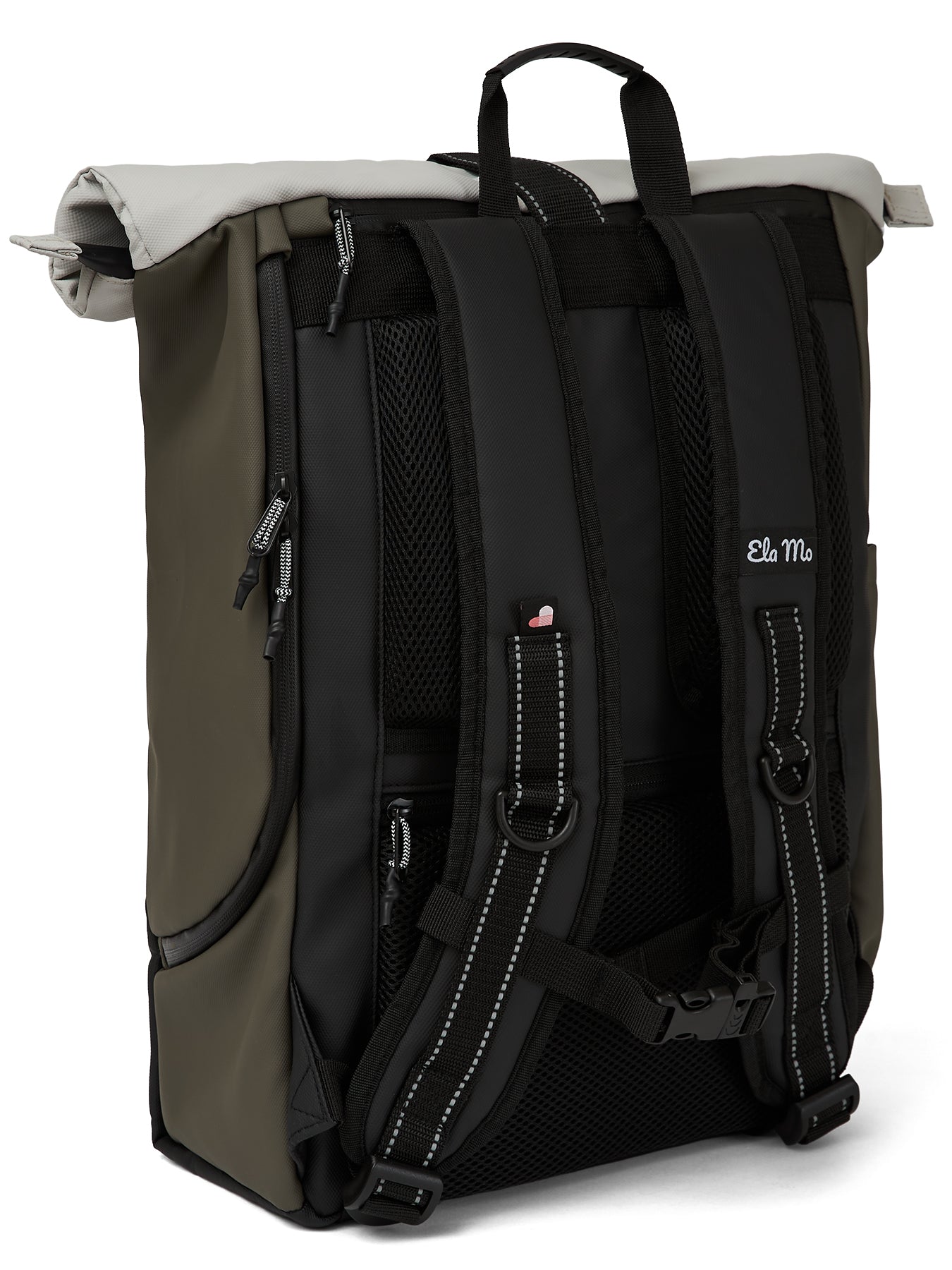 Ela Mo™ Rolltop Rucksack | Coated Edition Olive