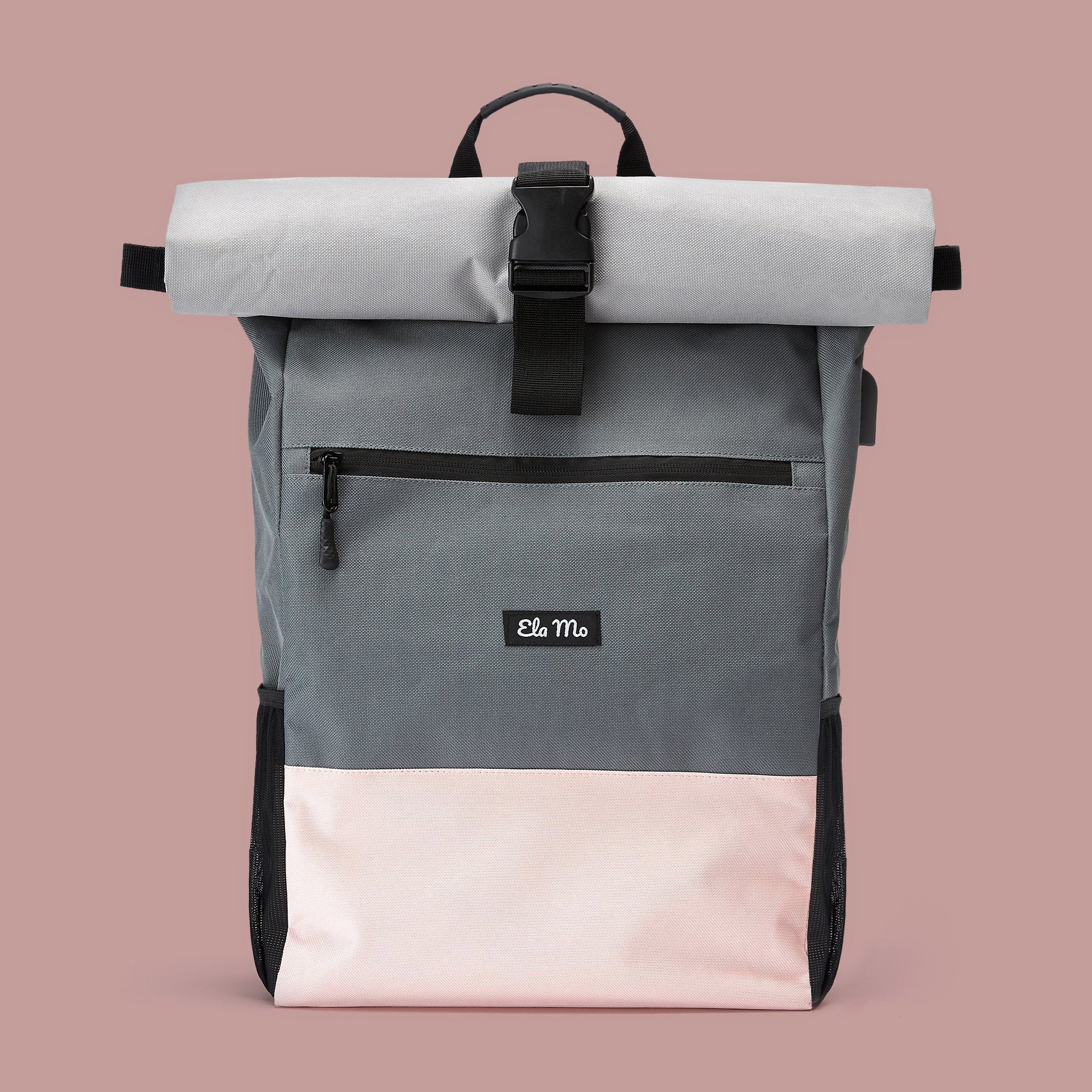 Rose On Rocks Ela Mo™ Rolltop Rucksack | Rose On Rocks