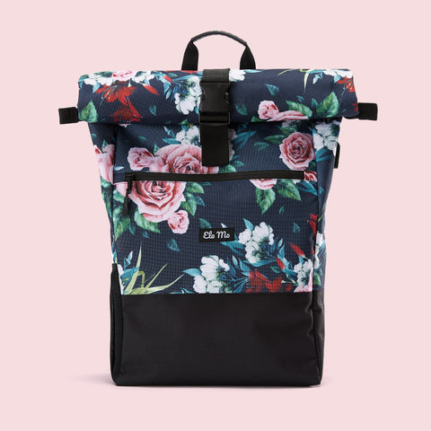 Ela Mo™ Rolltop Rucksack | A Rose