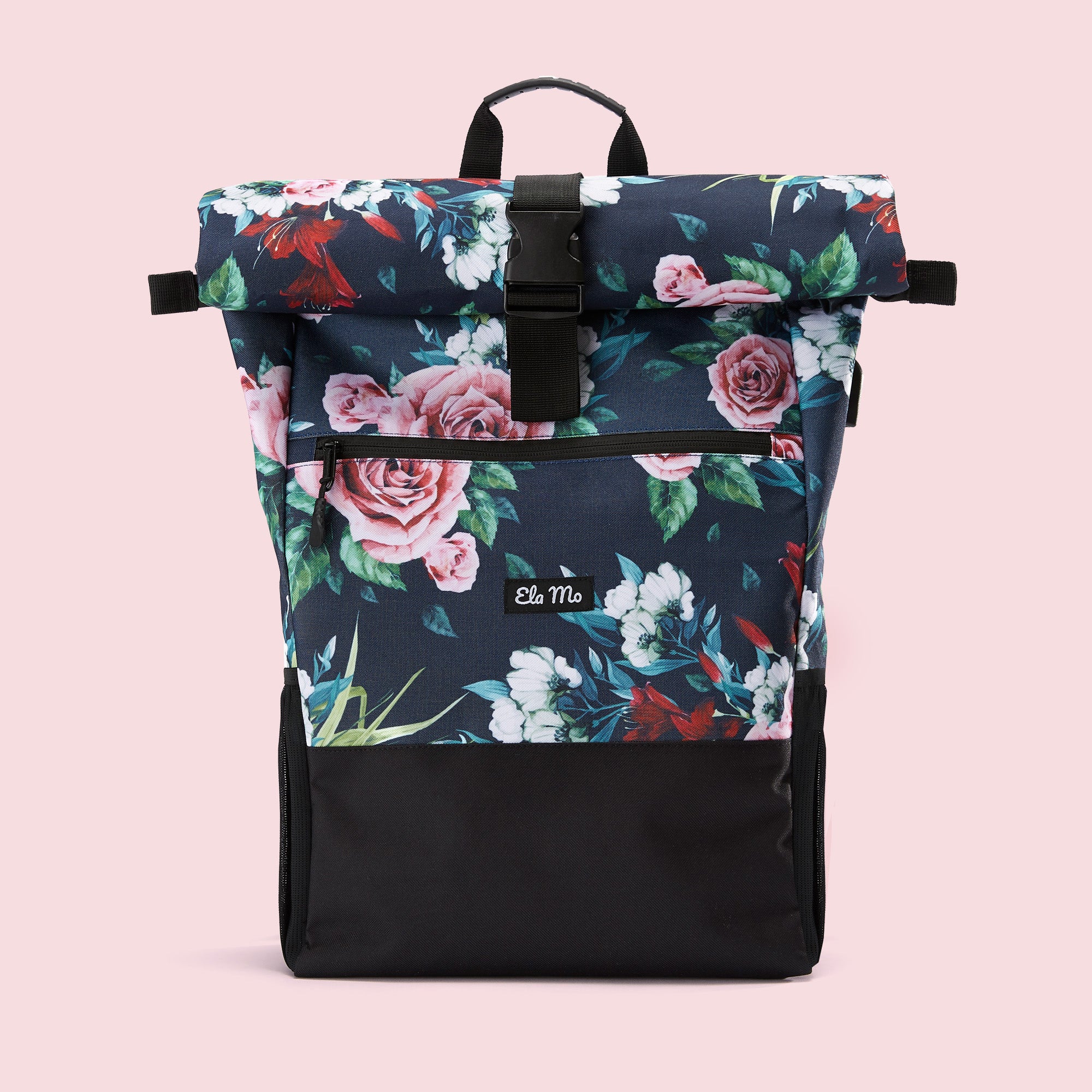 A Rose Is A Rose Ela Mo™ Rolltop Rucksack | A Rose