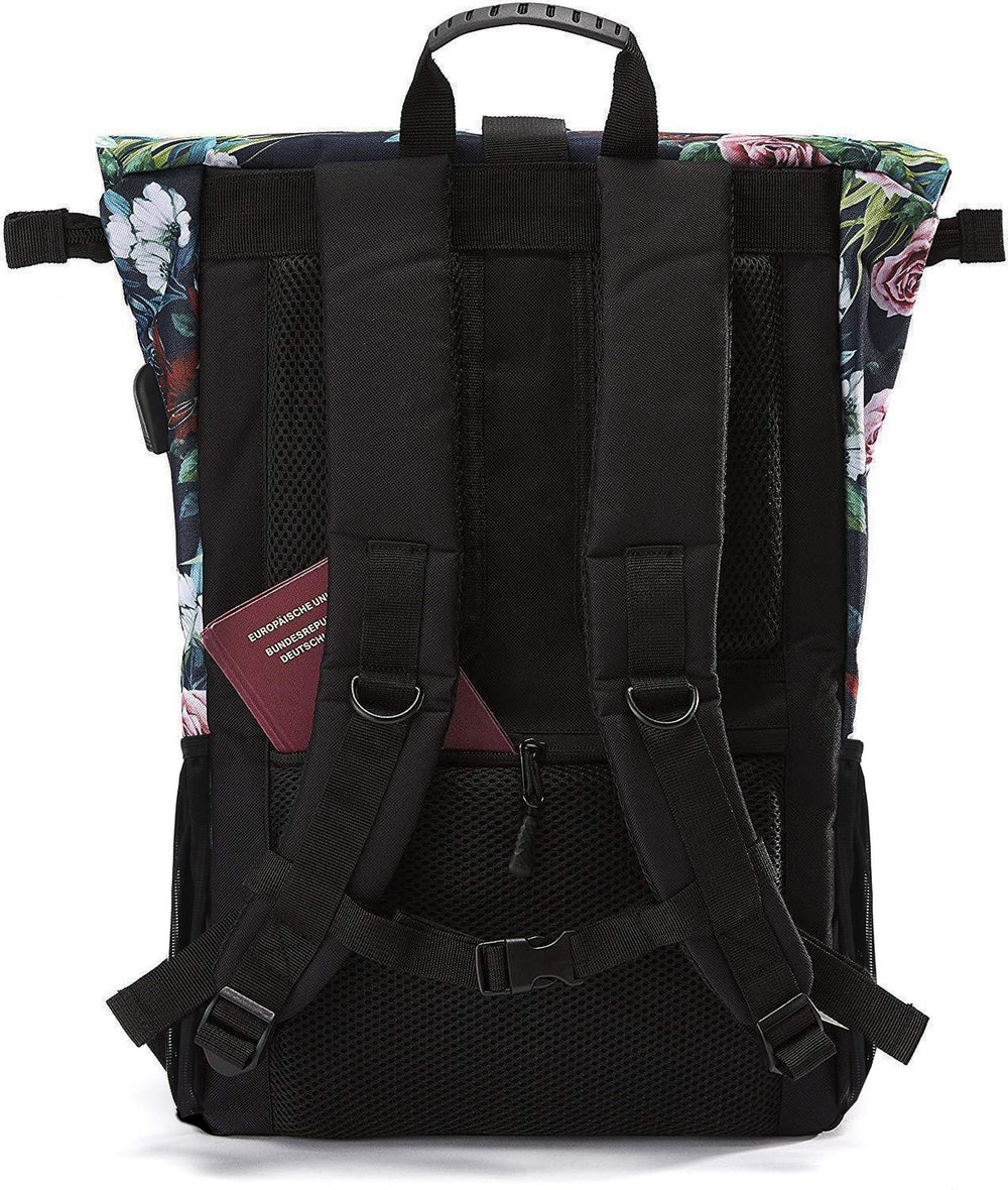 A Rose Is A Rose Ela Mo™ Rolltop Rucksack | A Rose