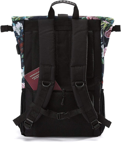 A Rose Is A Rose Ela Mo™ Rolltop Rucksack | A Rose