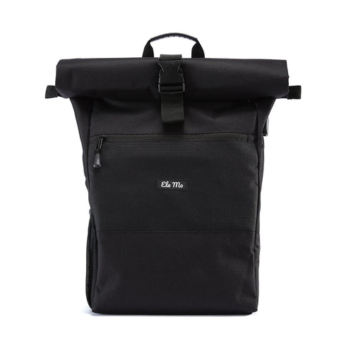 Ela Mo™ Rolltop Rucksack | Black
