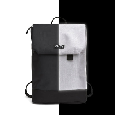 Ela Mo™ Daypack Rucksack | Black Reflective