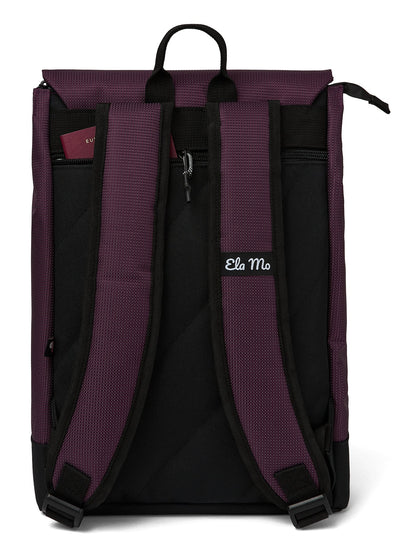 Ela Mo™ Daypack Rucksack | Plum Reflective