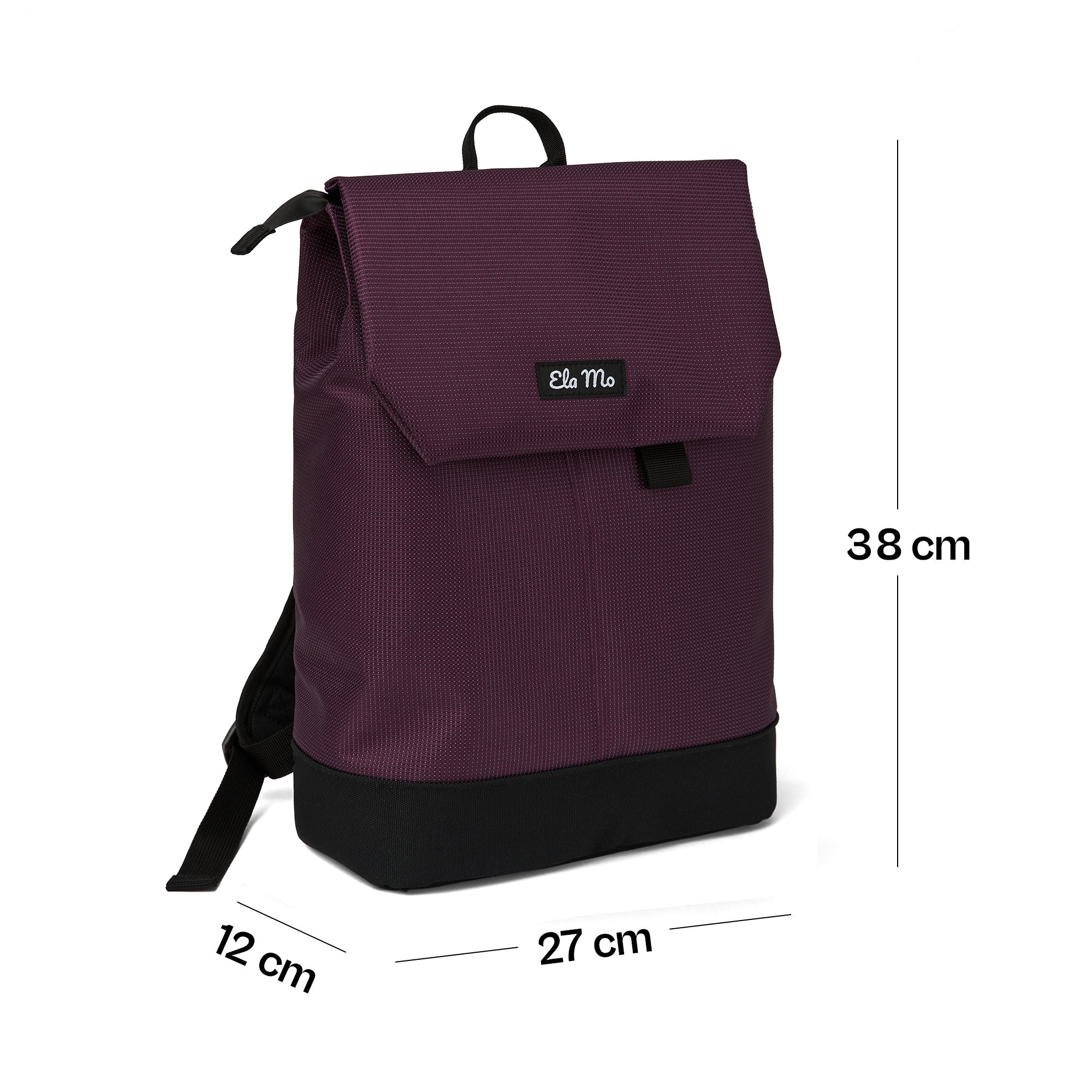 Ela Mo™ Daypack Rucksack | Plum Reflective