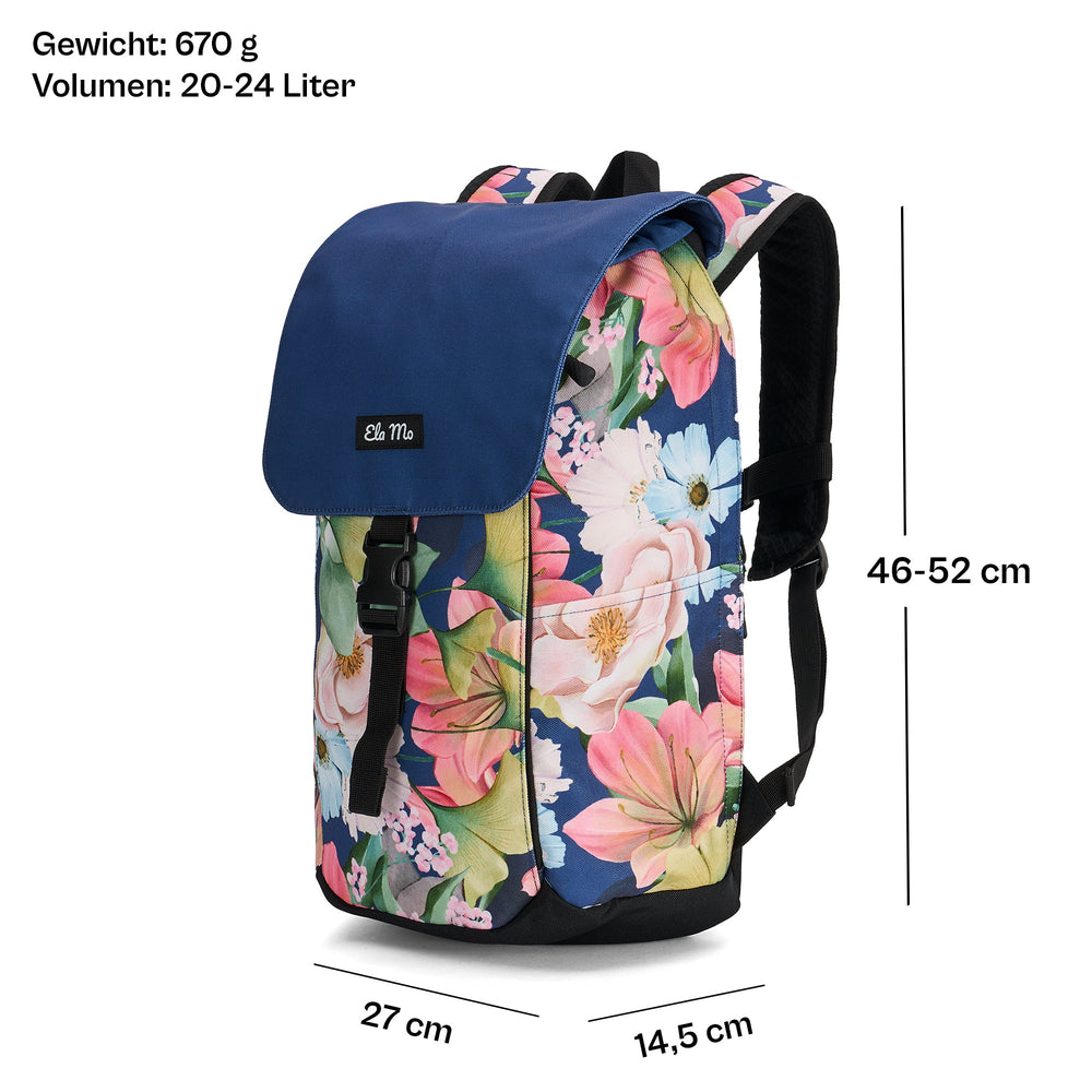 Ela Mo™ Everywhere Rucksack | Orange Lily