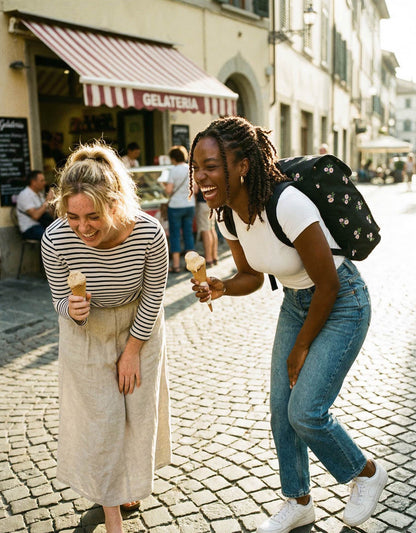 Ela Mo™ Everywhere Rucksack | Embroidery Edition Upsy Daisy