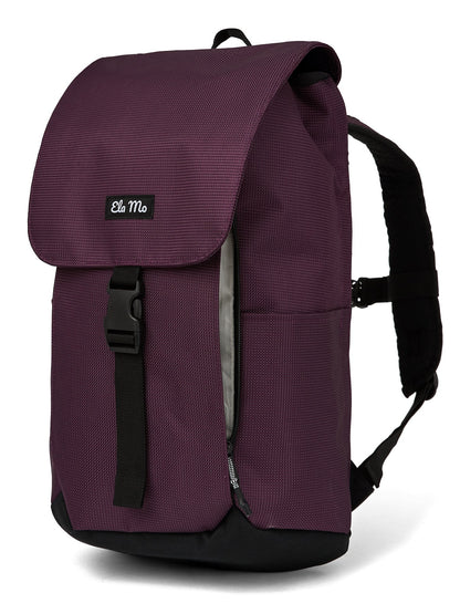 Ela Mo™ Everywhere Rucksack | Plum Reflective
