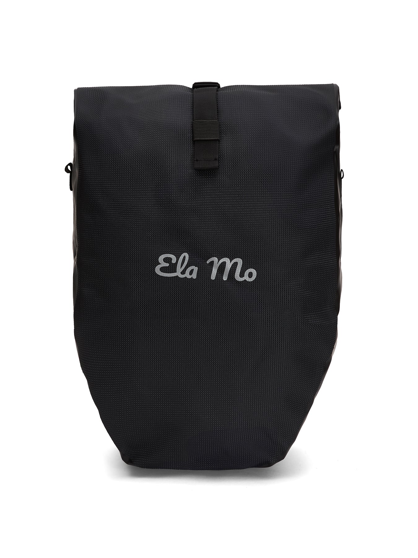 Ela Mo™ Fahrradtasche für Gepäckträger | Black Reflective