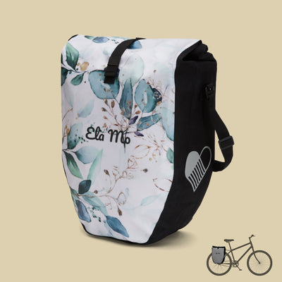 Ela Mo™ Fahrradtasche für Gepäckträger | Waterleaf Gold