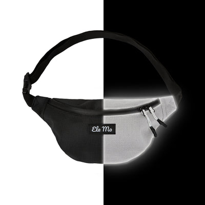 Ela Mo™ Hipbag | Black Reflective