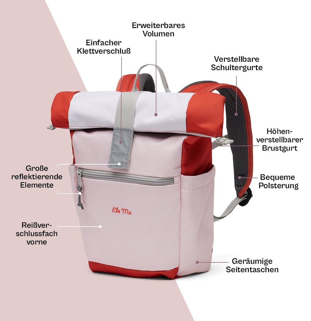 Ela Mo™ Kinderrucksack (6-10 Jahre)  | Cotton Candy