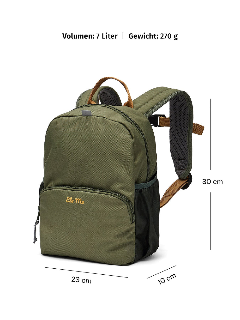 Ela Mo™ Kinderrucksack (3-6 Jahre) | Forrest Green