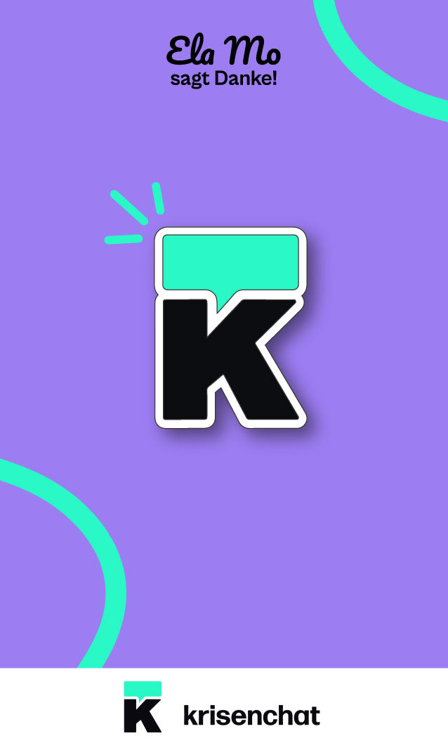 Ela Mo™ Mini Pin für Rucksäcke | Krisenchat