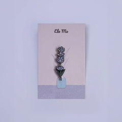 Ela Mo™ Mini Pin für Rucksäcke | Lavender