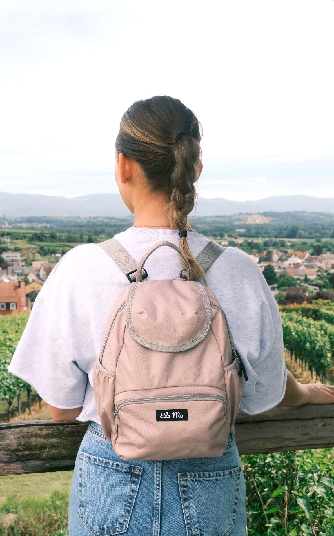 Ela Mo™ Mini Rucksack | Old Rose