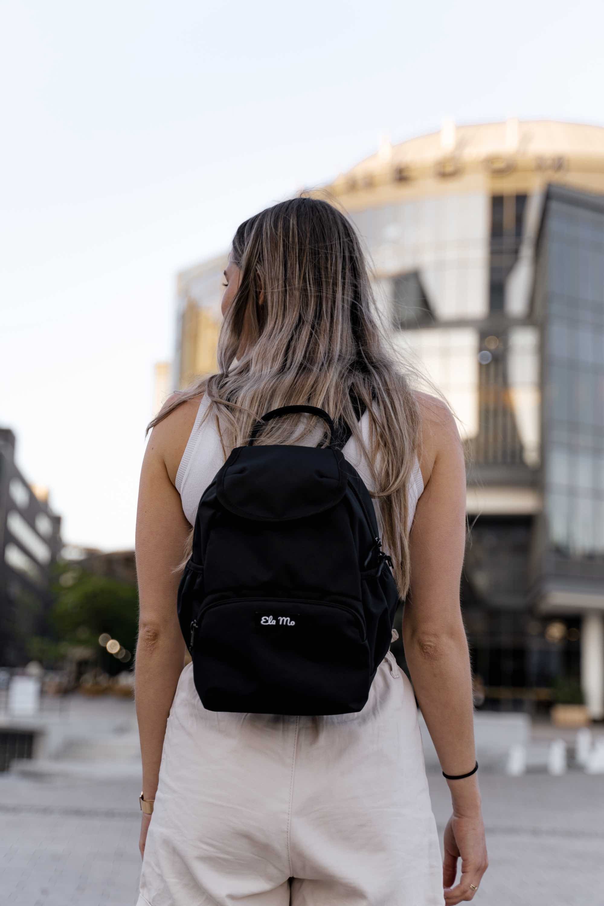 Ela Mo™ Mini Rucksack | Schwarz