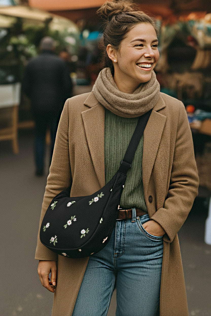 Ela Mo™ Moon Bag | Embroidery Edition Upsy Daisy