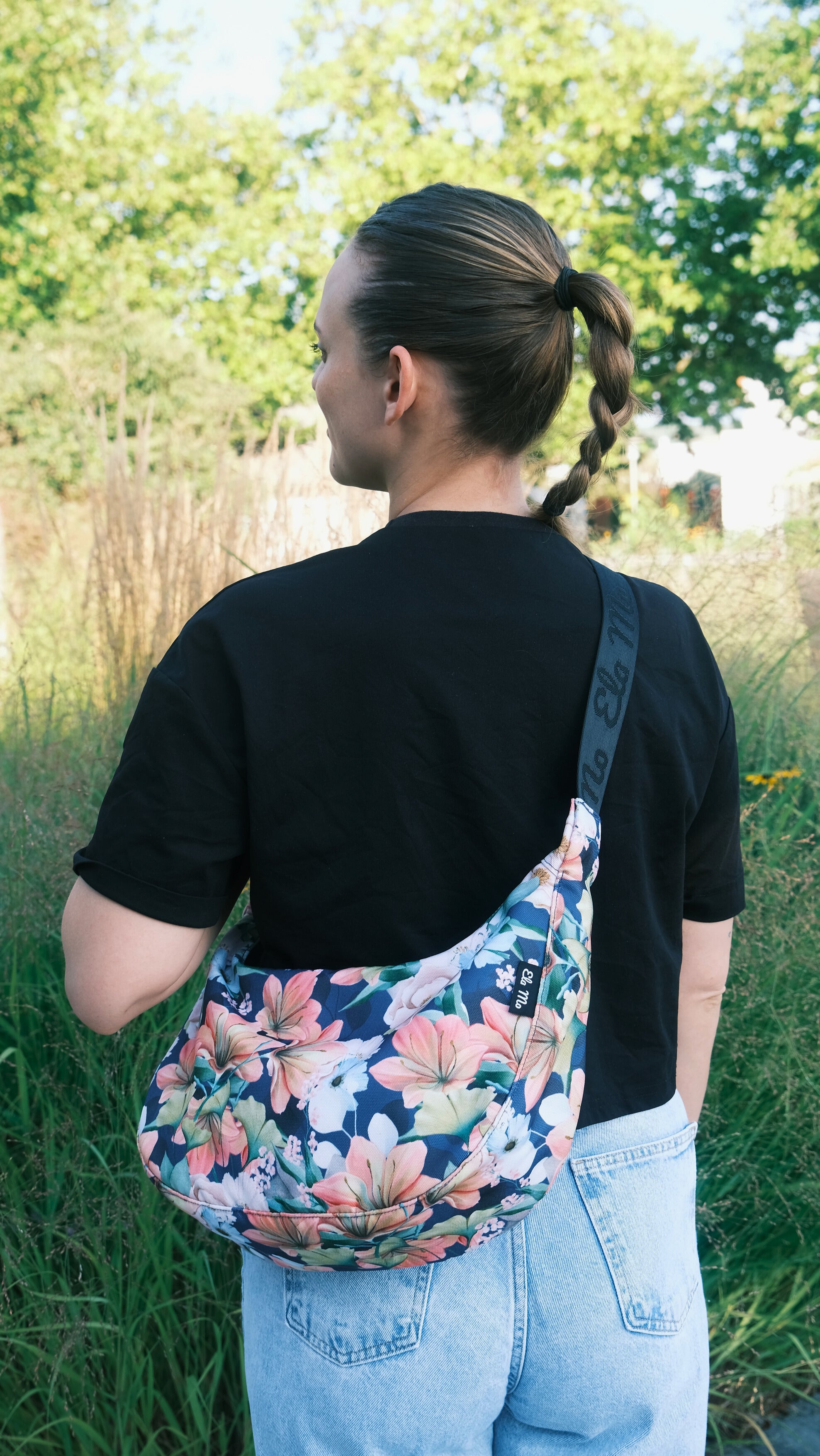 Ela Mo™ Moon Bag | Orange Lily