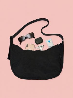 Ela Mo™ Moon Bag | Schwarz