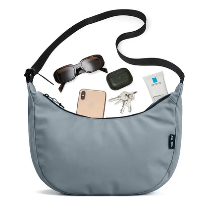 Ela Mo™ Moon Bag | Smoke Blue