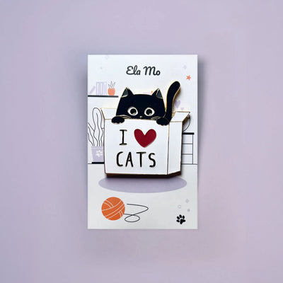 Ela Mo™ Pin für Rucksäcke | Cat