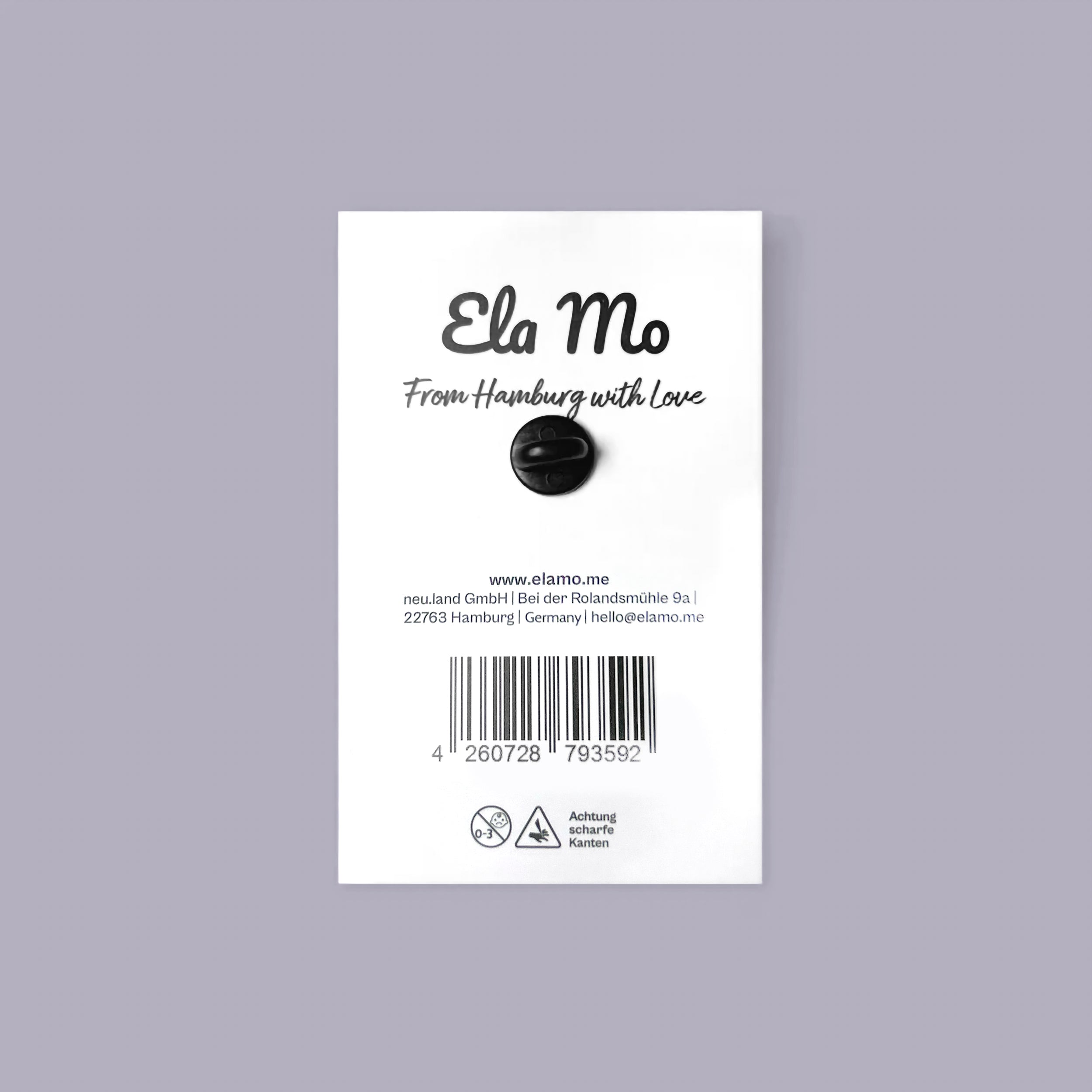 Ela Mo™ Pin für Rucksäcke | Diamant