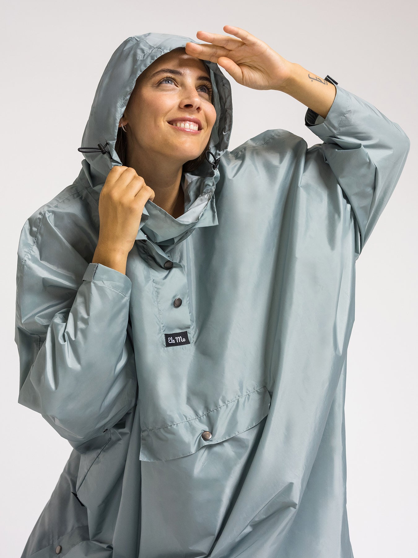 Ela Mo™ Regenponcho | Mint