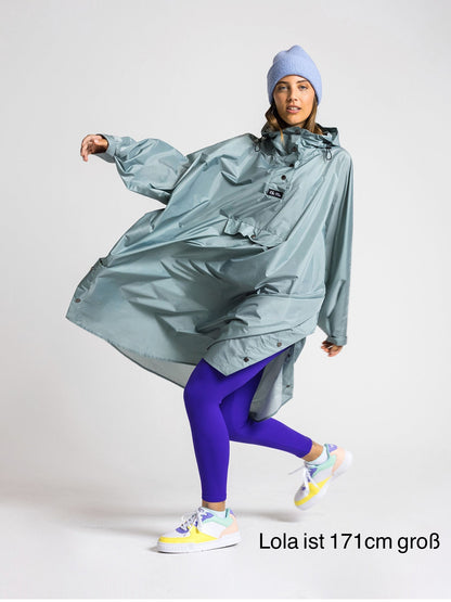 Ela Mo™ Regenponcho | Mint