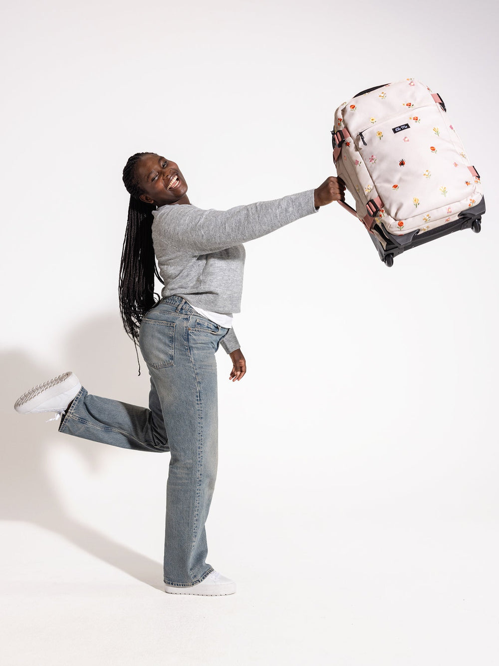 Ela Mo™ Reisetasche mit Rollen 42 Liter | Embroidery Edition Losy