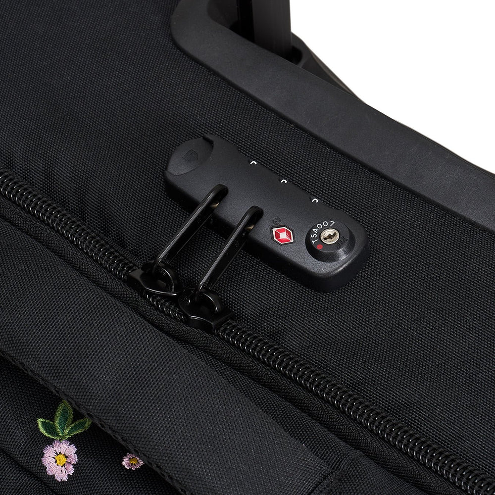 Ela Mo™ Reisetasche mit Rollen 42 Liter | Embroidery Edition Upsy Daisy