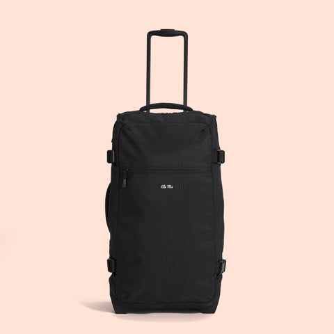 Ela Mo™ Reisetasche mit Rollen 78 Liter | Black