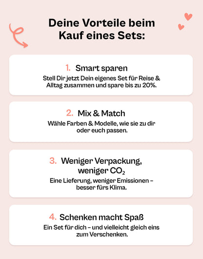 Ela Mo™ Rolltop + Regenschutz + Schirm | Herbst-Set