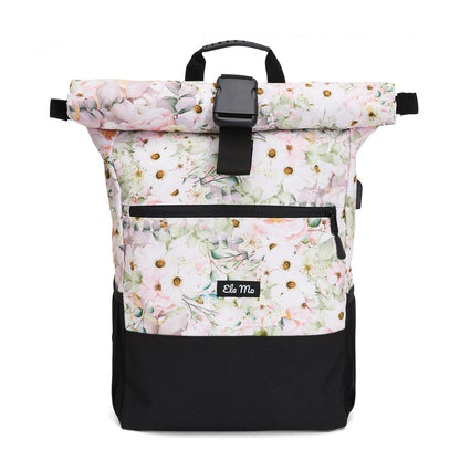 Ela Mo™ Rolltop Rucksack | Bed of Flowers