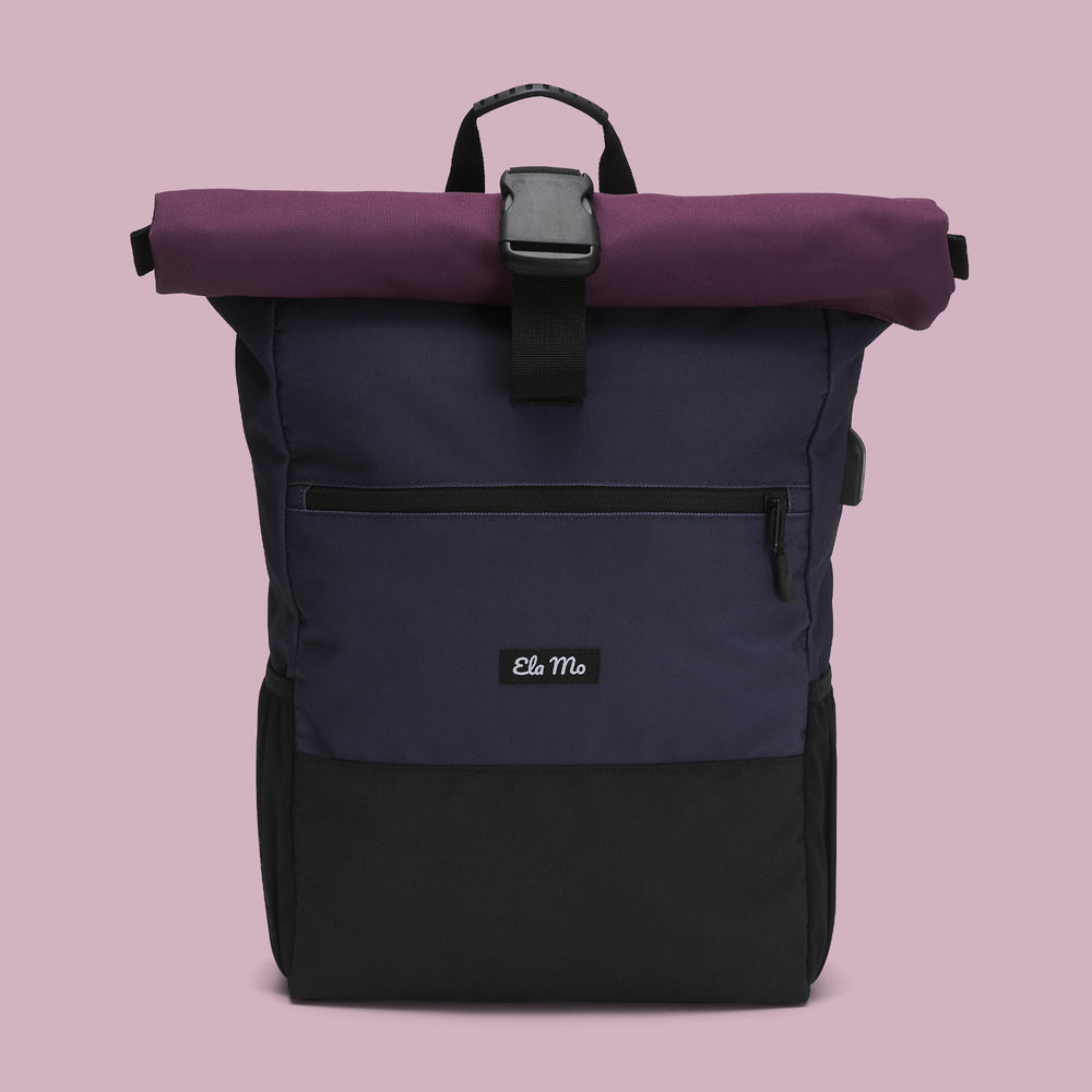 Ela Mo™ Rolltop Rucksack | Berry