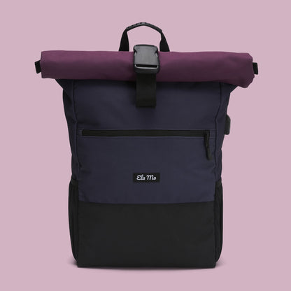 Ela Mo™ Rolltop Rucksack | Berry