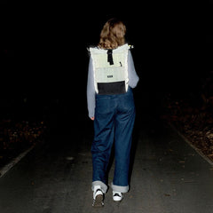 Ela Mo™ Rolltop Rucksack | Black Reflective