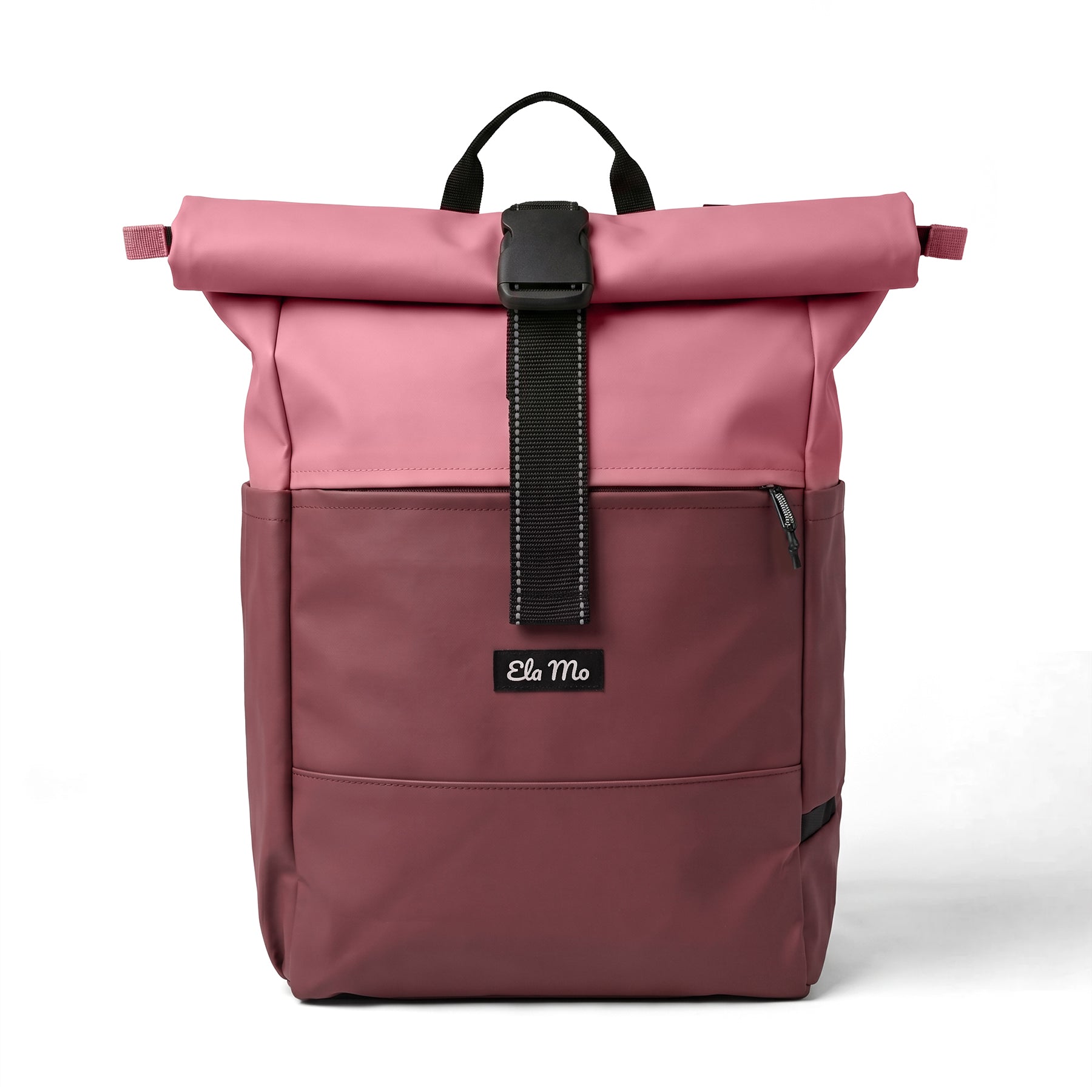 Ela Mo™ Rolltop Rucksack | Coated Edition Dark Berry