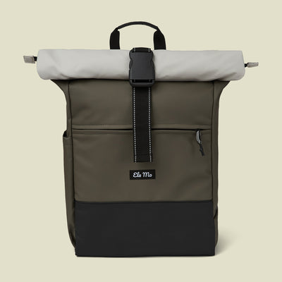 Ela Mo™ Rolltop Rucksack | Coated Edition Olive