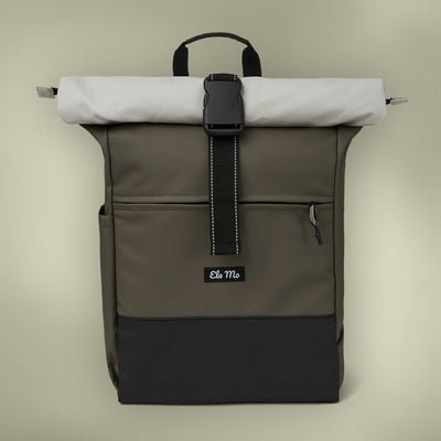 Ela Mo™ Rolltop Rucksack | Coated Edition Olive