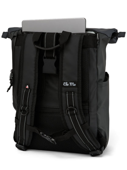 Ela Mo™ Rolltop Rucksack | Coated Edition Slate