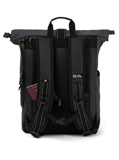 Ela Mo™ Rolltop Rucksack | Coated Edition Slate