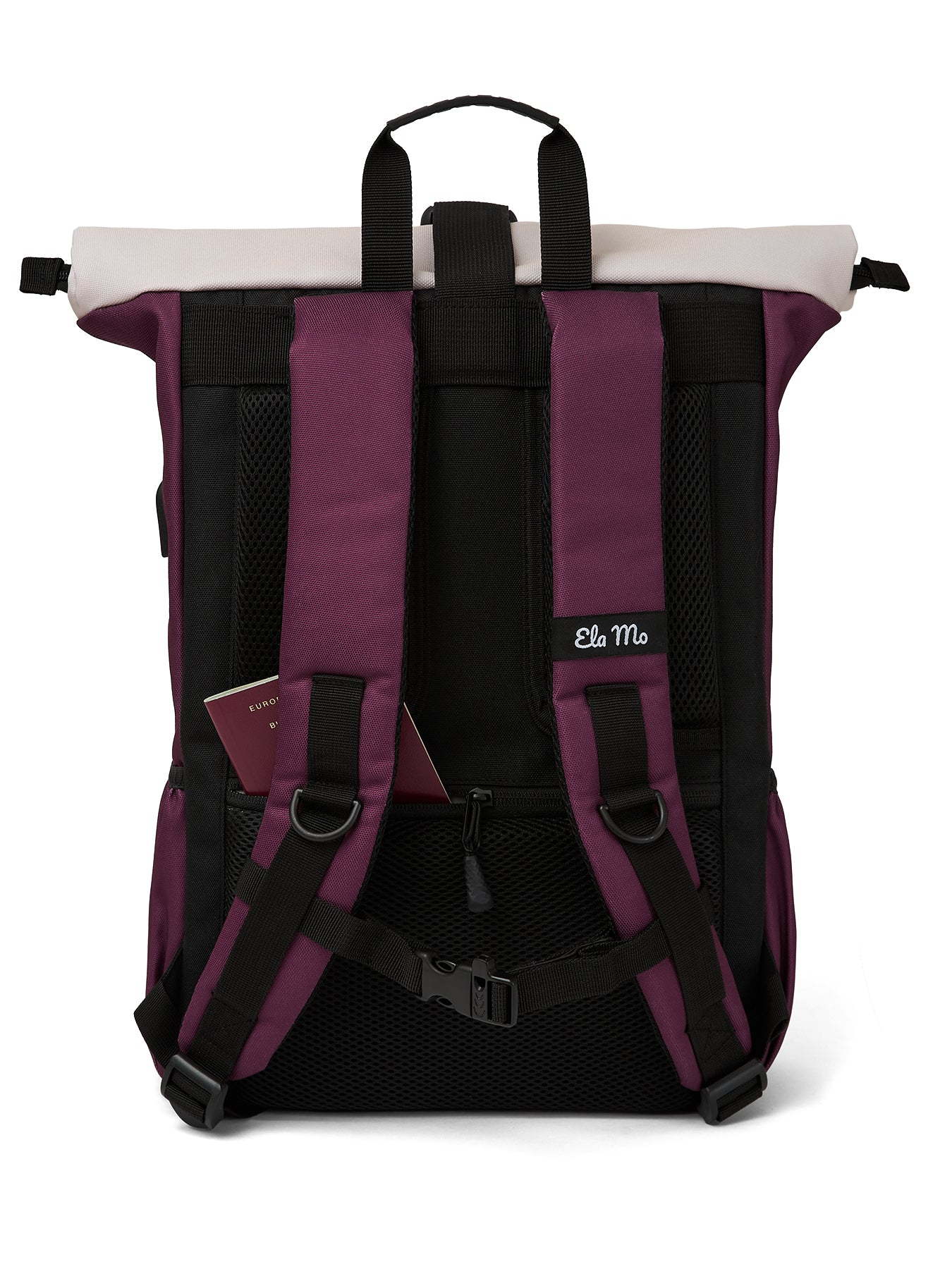 Ela Mo™ Rolltop Rucksack | Grape