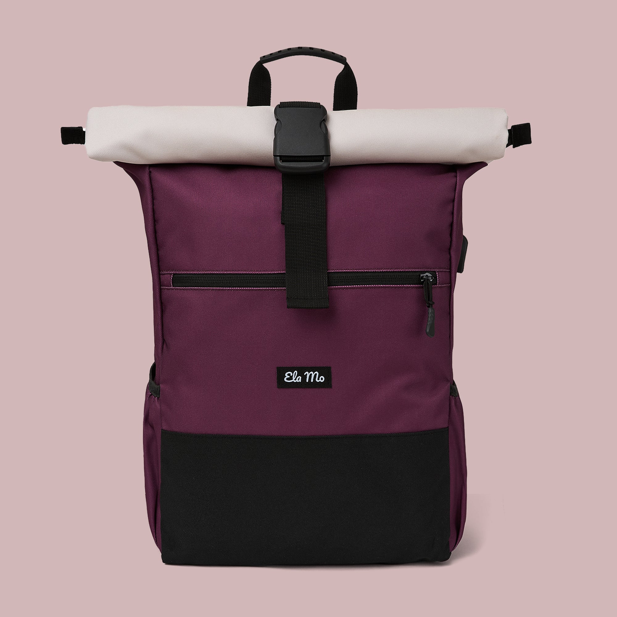 Ela Mo™ Rolltop Rucksack | Grape